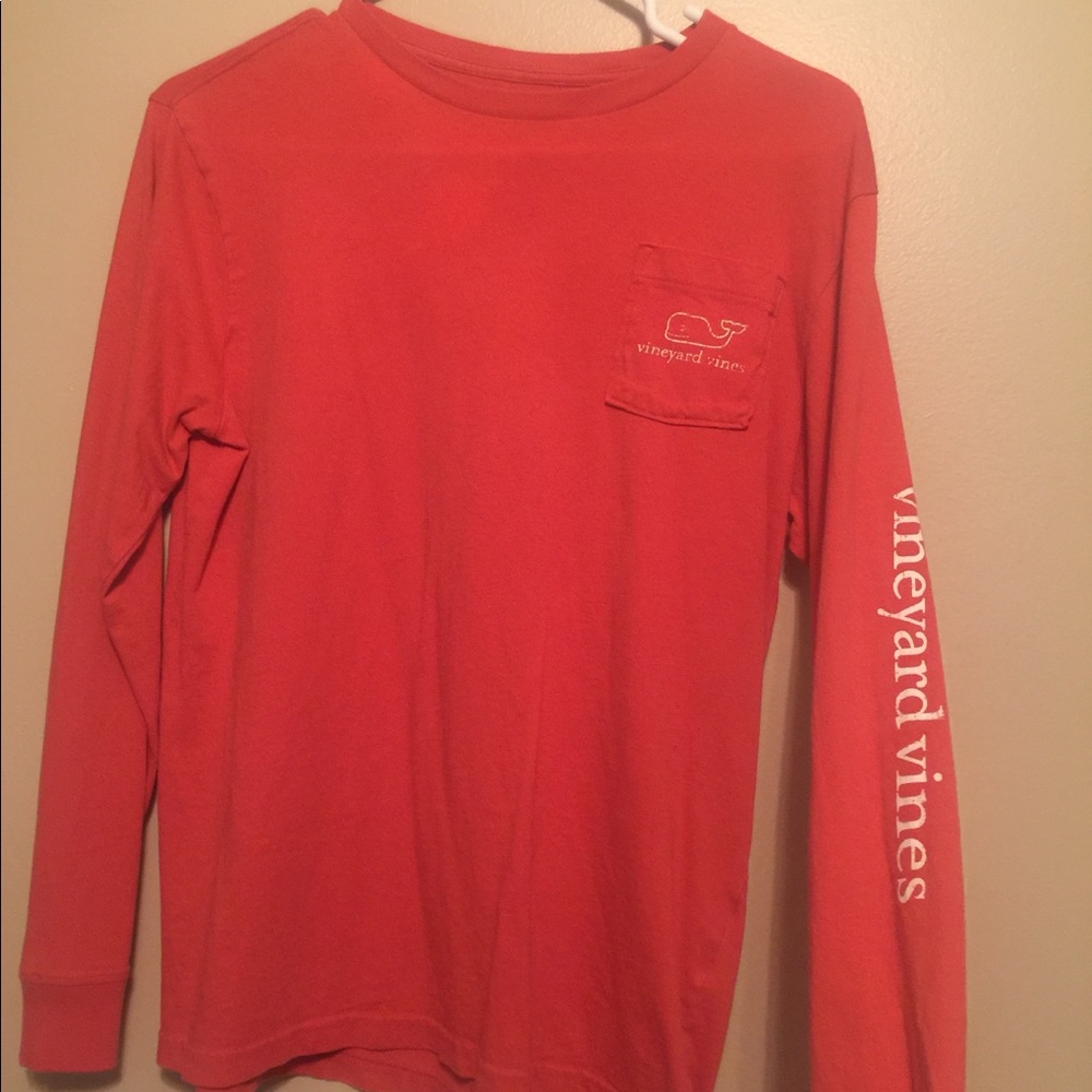 Vineyard vines coral long sleeve child L/women’s S